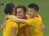 塞尔吉尼奥国足首球，张玉宁点射破门，中国队热身赛客场2-1力克新加坡