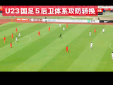U23国足5后卫体系奏效，贺一然绝杀1-0胜塔里克斯坦