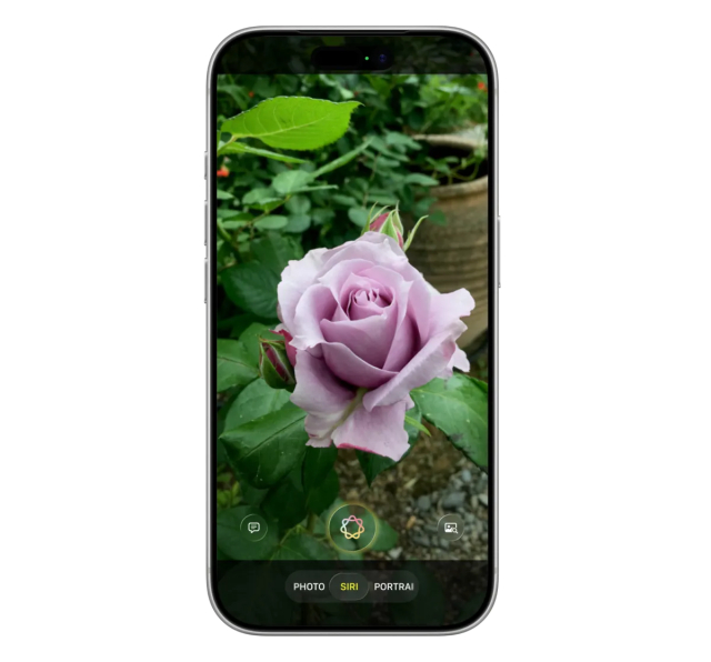 Siri首次内置到相机应用中，整合视觉智能功能，可通过谷歌或ChatGPT等外部AI服务识别物体