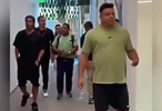  罗纳尔多，罗纳尔迪尼奥，两代巴西球王！ 大罗，小罗 助威巴西国家队！