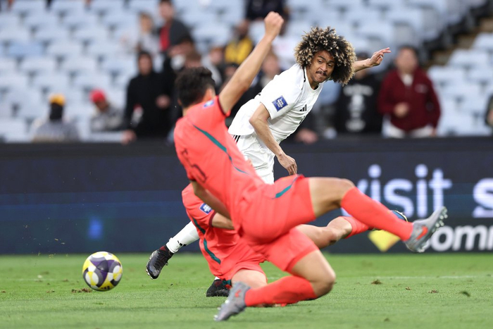 2026年3月27日，澳大利亚悉尼，2026FIFA系列赛第1轮，中国vs库拉索，陈达毅在赛中。