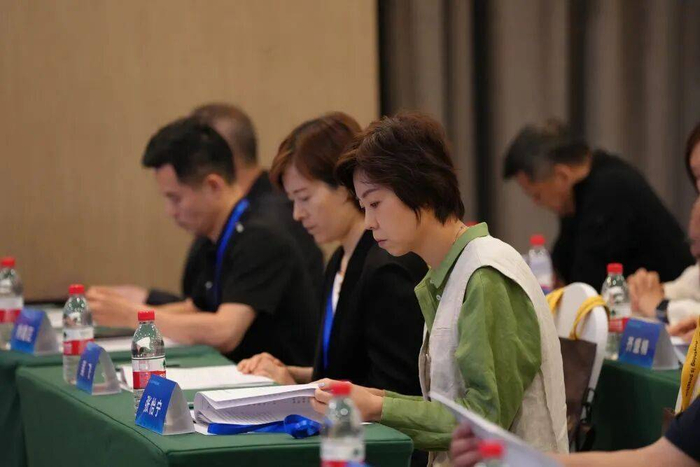图为张怡宁在大会上