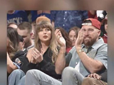 霉霉与特拉维斯·凯尔西首次公开亮相NBA赛场，粉丝反响如何？