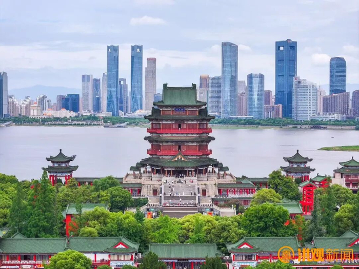 南昌“一江两岸”。 洪观新闻 图