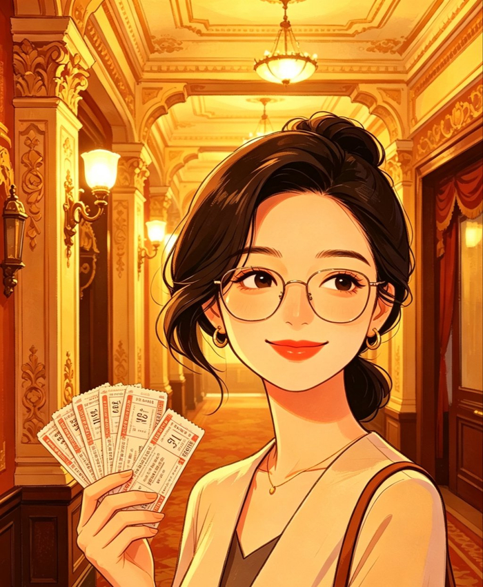 不愿露脸的I人影迷VINA，喜欢在剧院看电影