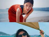 黄磊女儿黄多多最新IG海边美照爆火，20岁状态松弛颜值封神，配文自称演员被喊话快进娱乐圈_照片_朋友_电影