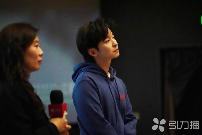 董子健在路演现场。 受访者供图