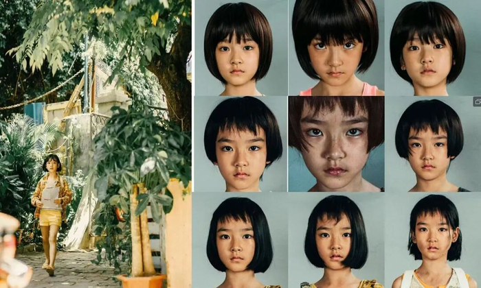 ▲为了令《隐秘的角落》中王圣迪与角色普普性格贴切，田壮壮曾经为她设计了各种长度的发型。