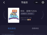 《你好星期六》这期节目因为于洋和李雪琴的互动，收视率有多高？