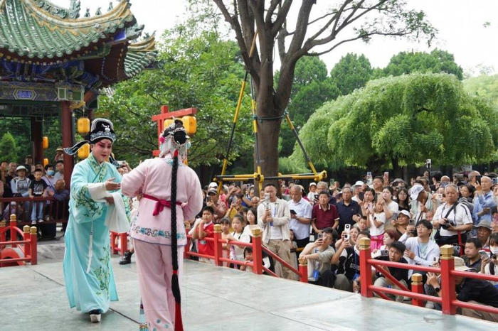 端午假期的华清宫景区（图源：华清宫景区）