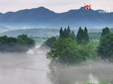 杭州茅家埠烟雨漫堤成毅歌声伴武侠美景
