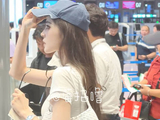 娜扎长沙出发路透🈶，这侧颜太顶了