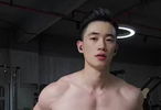 健身型男，胸肌饱满，巧克力腹肌超棒…… 转发