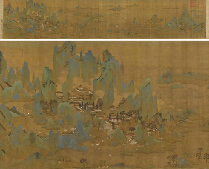 明代 佚名 《海天落照图（卷）》 辽宁省博物馆藏