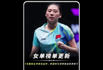 7月最新女单排名出炉，美国大满贯积分到期，陈熠积分清零跌出世界前十