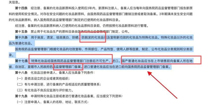 图源：化妆品监督管理条例