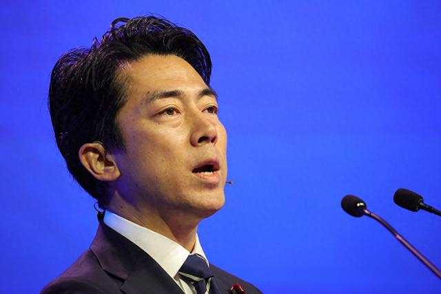 日本防卫大臣小泉进次郎 视觉中国 资料图