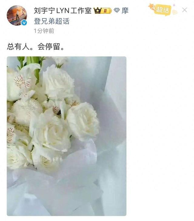 网络截图，刘宇宁工作室发布图文