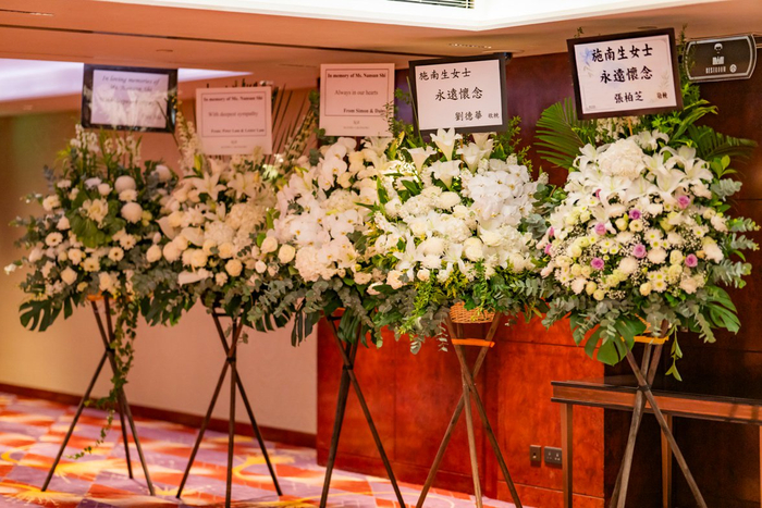 现场花圈