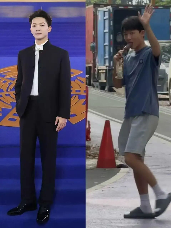 网友镜头里在广东“入乡随俗”的张晚意