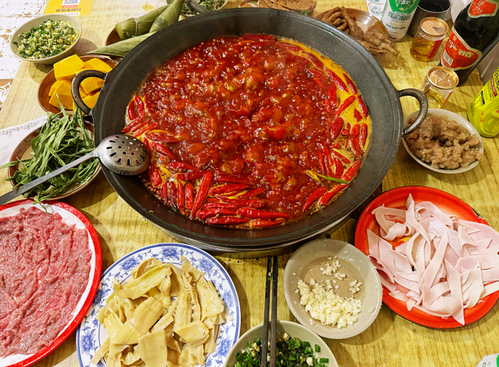 重庆火锅资料图。