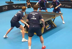 手心冒汗！林诗栋 / 温瑞博 3-2 逆转瑞典名将，国乒男双惊险闯关
