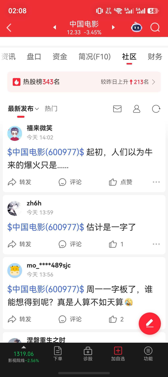 这部电影带来的另一个期待，且看周一开市见分晓