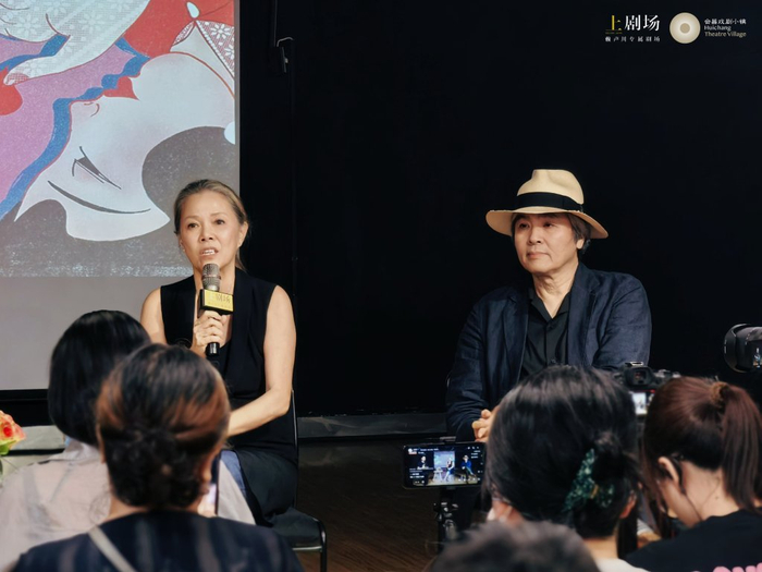 编剧、导演丁乃筝与舞美设计王孟超做客分享会