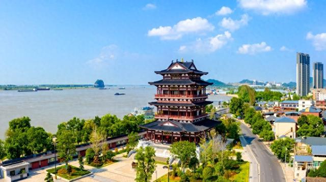 长江国家文化公园（彭泽段），展现长江岸线生态焕新图景（央广网发 彭琴 摄）
