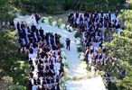 唐斯与乔丁·伍兹在马里布举办婚礼，众星到场见证