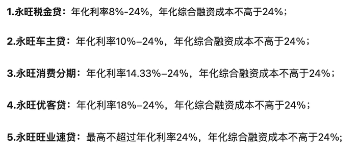 （图源：永旺信贷公众号）