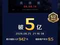 《奥德赛》内地票房突破5亿