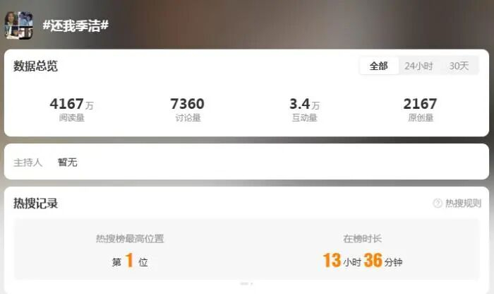 微博截图