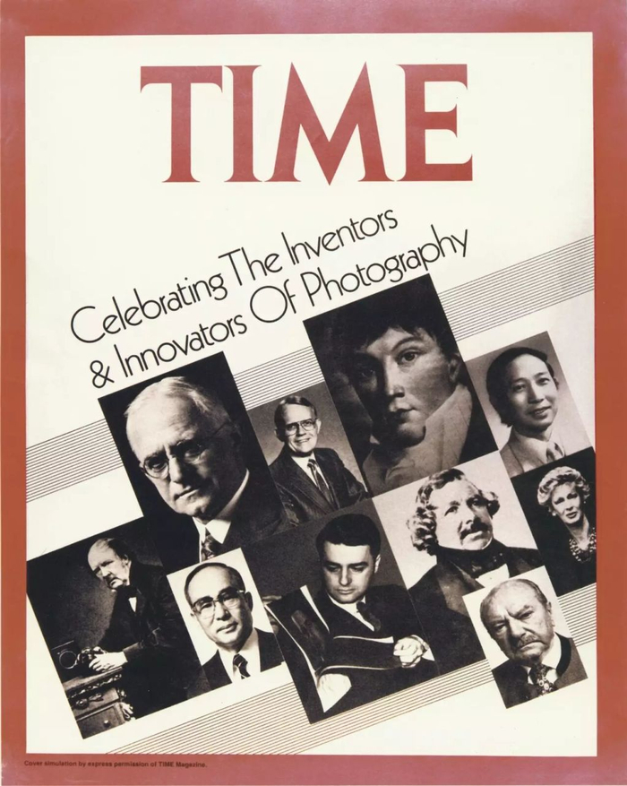 1989年《时代》杂志纪念摄影术发明150年特刊封面，陈长芬在列