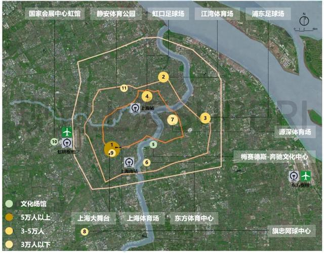 上海现代化演艺场馆现状信息 “规划上海SUPDRI”微信公众号 图