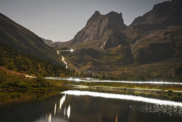 环勃朗峰赛道远景。