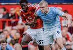 英超｜十人曼城1-0曼联，哈兰德制胜，福登染红