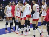 中国女排3比0战胜菲律宾队 取得亚运会开门红