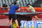 踏实了！亚运会国乒动态：孙颖莎等人适应场地，王励勤召开碰头会