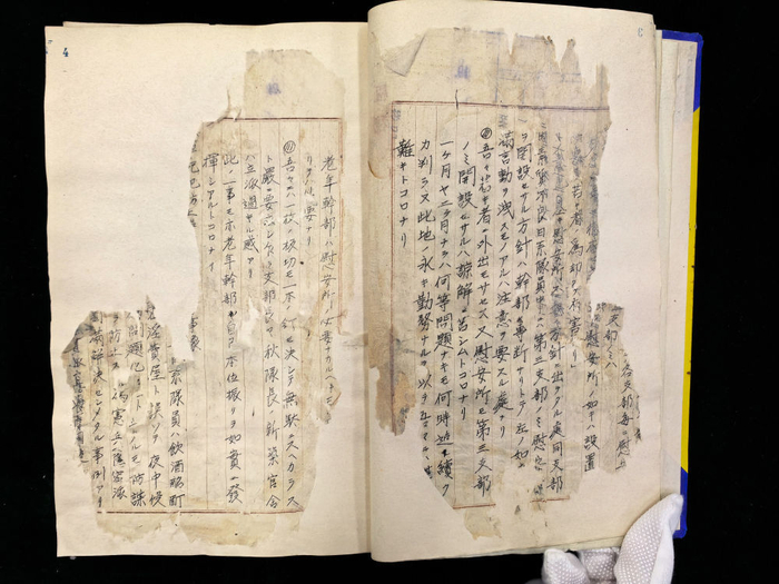 吉林省档案馆对外公布新发掘的日军强征“慰安妇”原始档案之一。新华社记者 王帆 摄