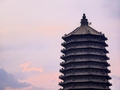 落日熔金映京城，秋日夕阳绘就浪漫暮色