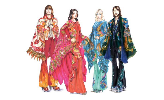 ABBAtars在ABBA Voyage中的舞台造型。（图片来源：ABBA Voyage官方资料）