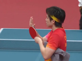 通过摆短+正手压制！王楚钦横扫冯翊新，晋级亚运会男单四强！