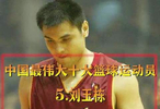 中国篮坛最具影响力的十大球星，位列第五的是刘玉栋！