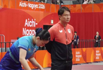 2026年亚运会乒乓球女单半决赛恭喜王曼昱4-1张本美和进女单决赛！