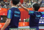 国乒男双夺冠！林诗栋张开双臂庆祝，央视解说：鲜衣怒马意气风发