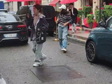 李昀锐巴黎探店上班路透 风衣潮男来啦 这个锐锐怎么穿什么都好看！ ！