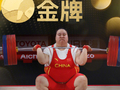 李雯雯夺得亚运会举重女子86公斤以上级金牌