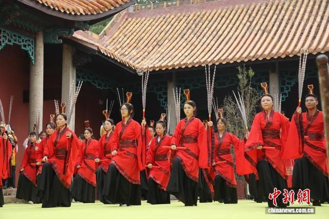 祭孔大典现场。唐亚慧 摄