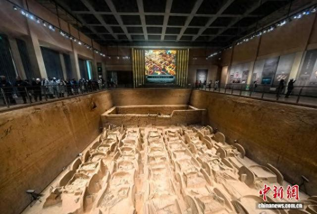 晋国博物馆车马坑。任丽娜 摄